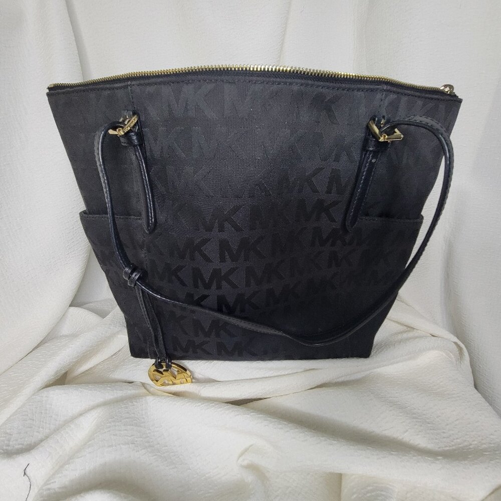 Micheal Kors Jet Black Tote